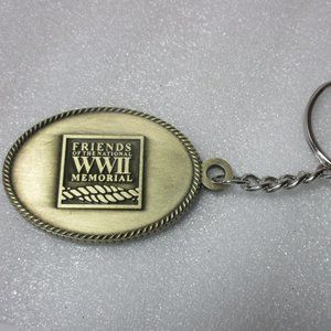 New WWII Memorial Metal Key Chain